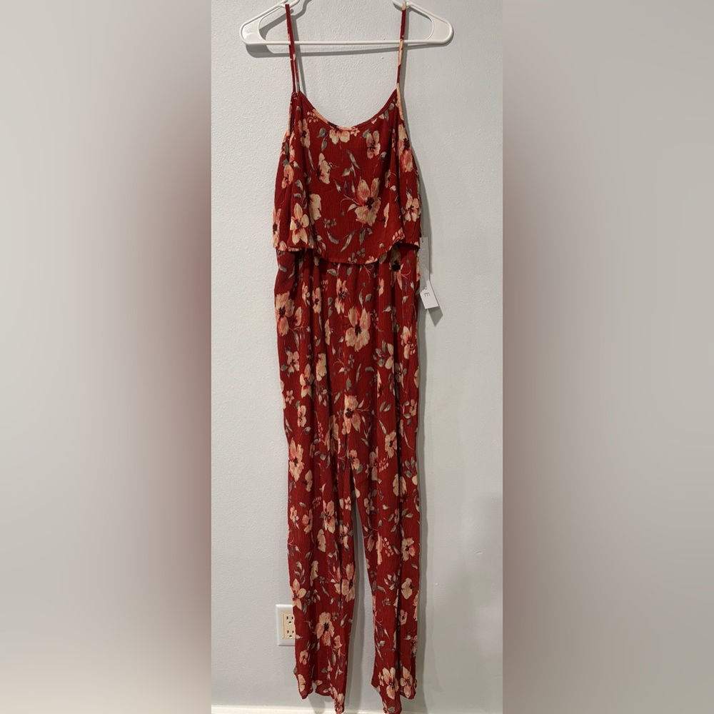 New Lumiere Floral Jumpsuit Size Large